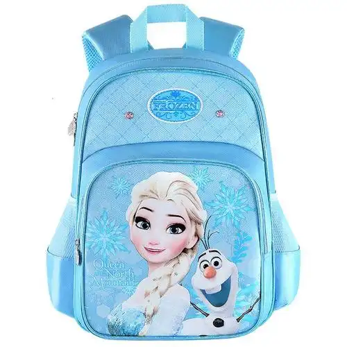 迪士尼2019新款冰雪奇缘书包艾莎公主小学生13年级女童轻便护脊4