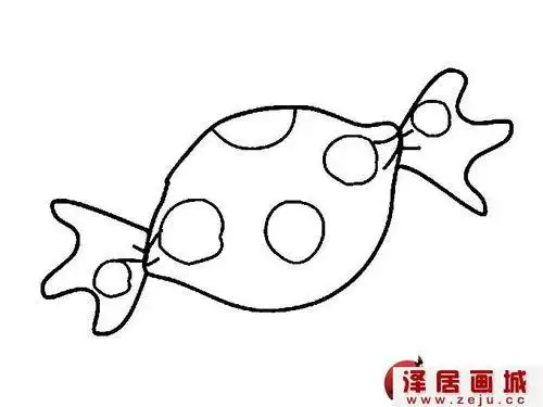 简笔画糖果各种糖果简笔画图片美味的糖果简笔画