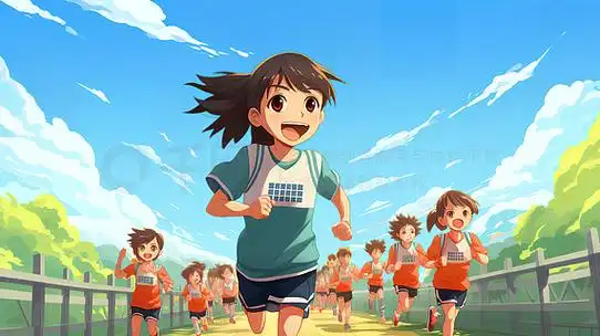 学校运动会ai图片