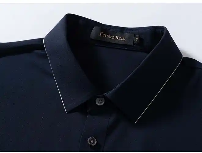 ross/费列罗斯休闲时尚商务短袖t恤男士短polo衫 短袖t恤 hs213302
