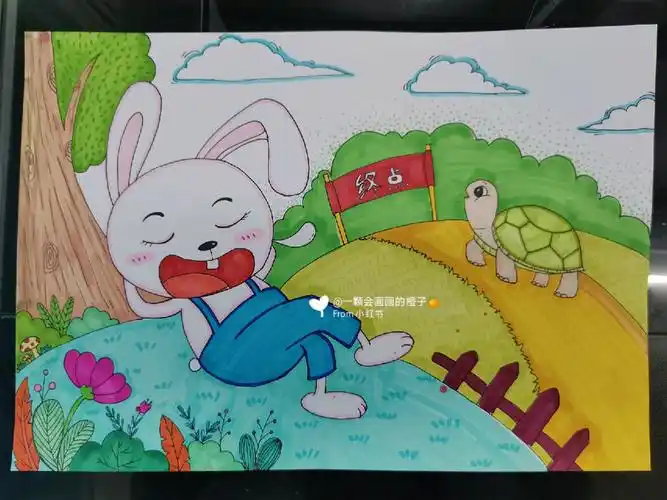 原创寓言故事系列龟兔赛跑
