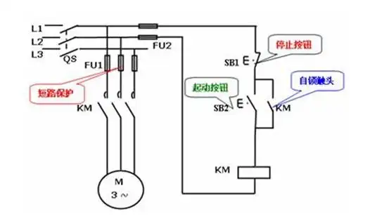常见继电器常用自锁电路图大全