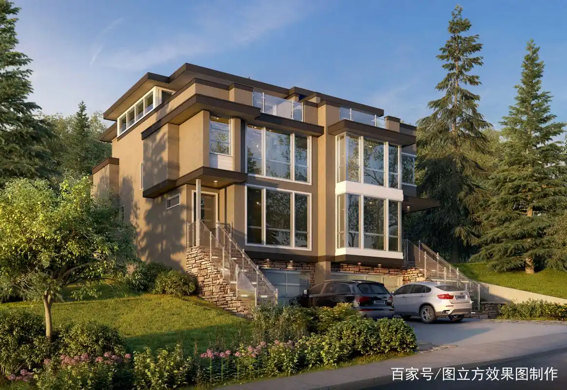 现代别墅外观图片效果图