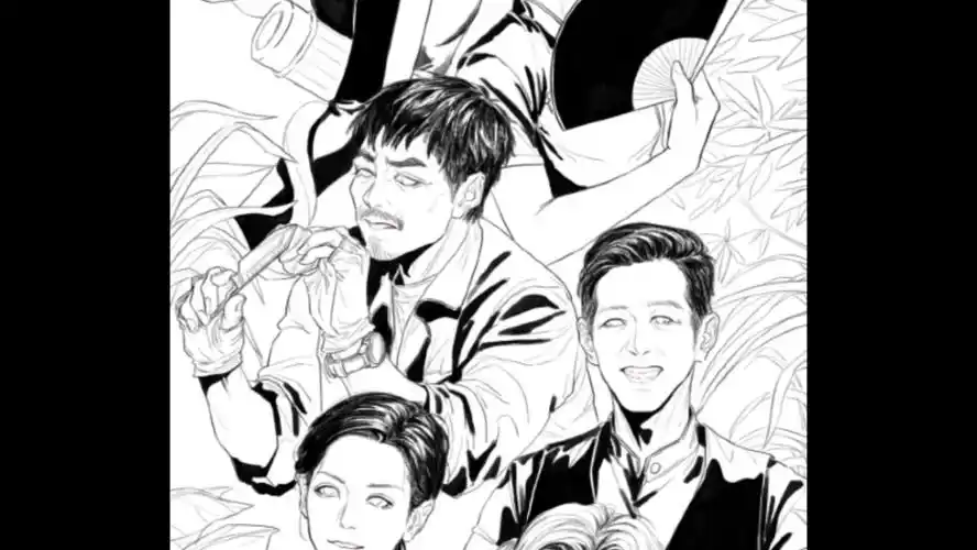 【ipad绘画|终极笔记】终极笔记角色群像过程视频_哔哩哔哩_bilibili