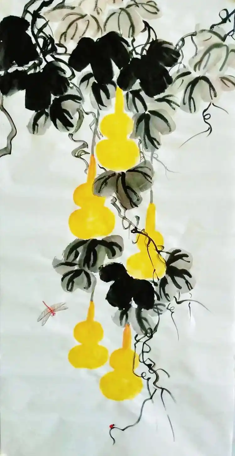 五福临门玄关作品14070cm