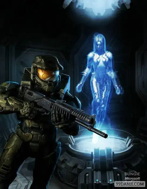 士官长携手科塔娜 《光环3》原画师大作赏