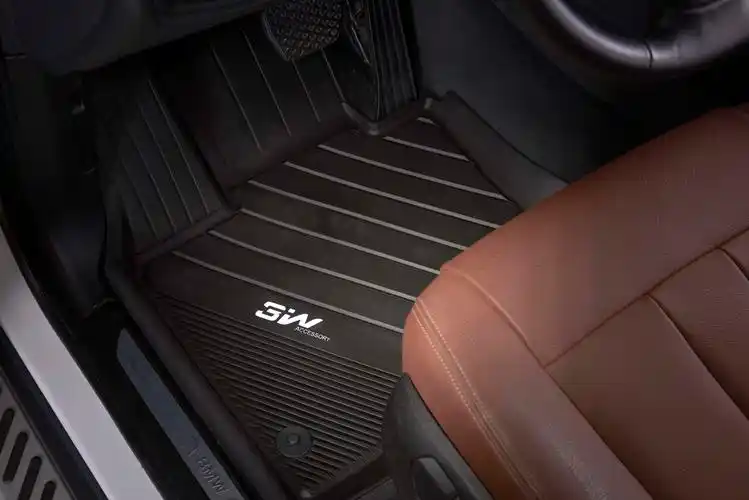 宝马x5脚垫装车效果