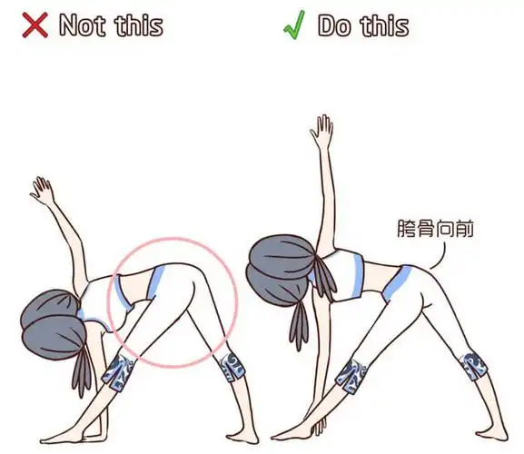 三角式瑜伽口令 三角式动作要领