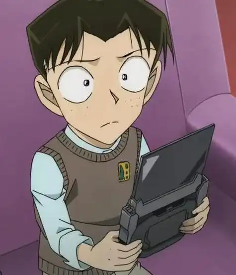 名侦探柯南圆谷光彦简笔画