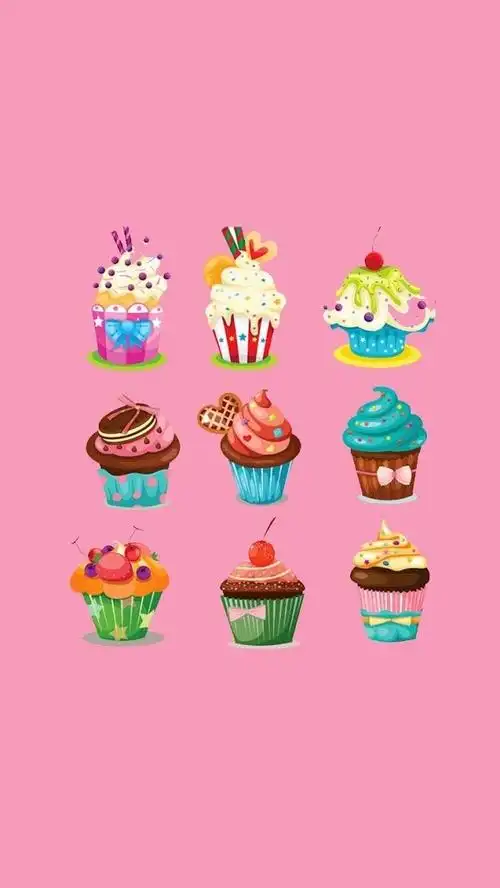 cupcake 杯子蛋糕 可爱iphone壁纸