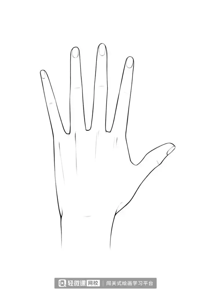 人物的手要怎么画?动漫人物简单手部画法