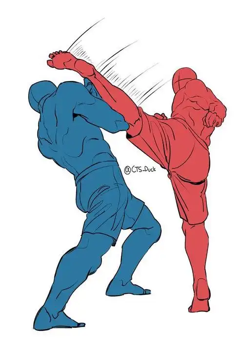 你们不要再打啦经典人体打斗姿势参考