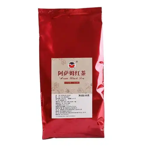 印度进口阿萨姆红茶奶茶专用红茶茶叶条形餐饮连锁店茶原料500g