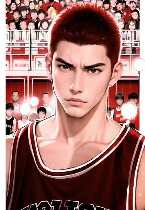 灌篮高手10号樱木花道出场##灌篮高手##动漫壁纸##经典动漫美