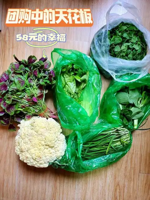 看到久违的绿叶菜