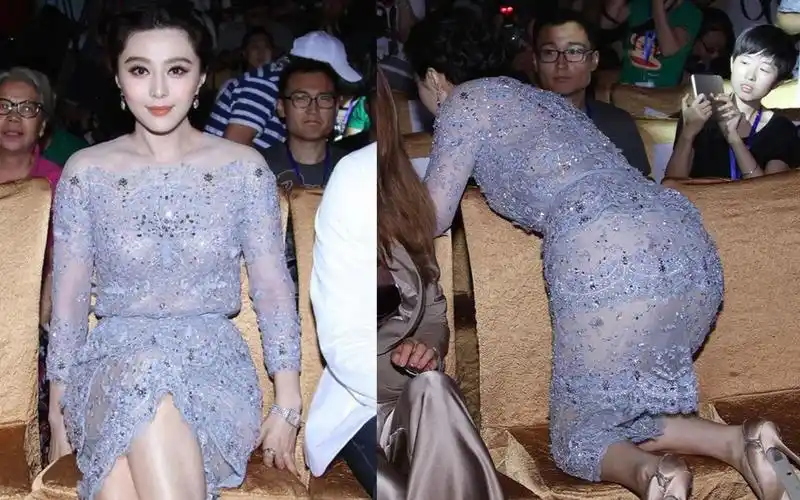 范冰冰活动造型太大胆,上演透视裙诱惑,网友:下半身真让人脸红