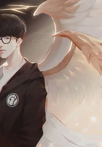 [粉丝原创]粉丝自制应援画 theshy一半天使一半恶魔 - ig电子竞技