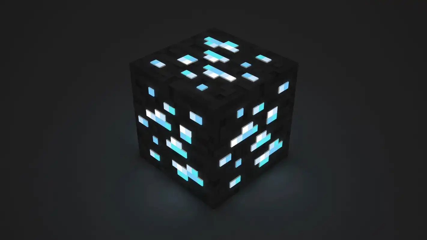 精致小巧的方块设计高清桌面壁纸