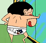 蜡笔小新动态表情合集|美女,能留下联系电话么