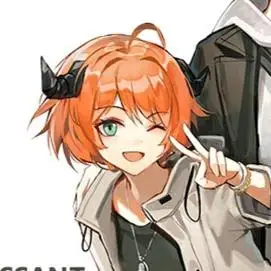 明日方舟能天使可颂动漫情侣头像