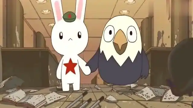 那年那兔那些事儿:兔子和鹰酱的谈判,这交流方式真够坦率的