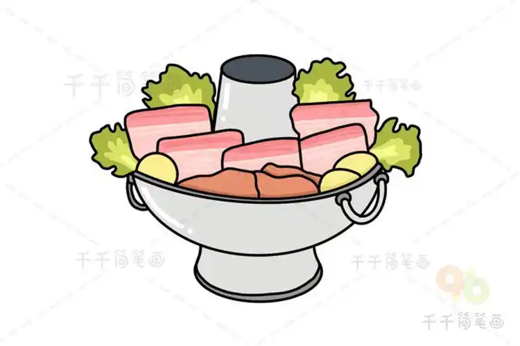 东北特色菜简笔画