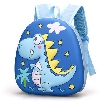 石头小猪幼儿园书包儿童背包小中班男女孩可爱蛋壳立体恐龙双肩包时尚