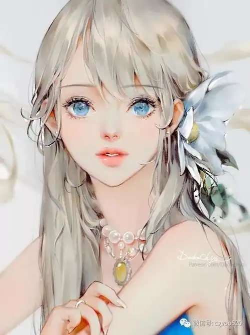 这位小姐姐的作品充满梦幻般的马卡龙色彩,画风柔和,仙气逼人,感觉又