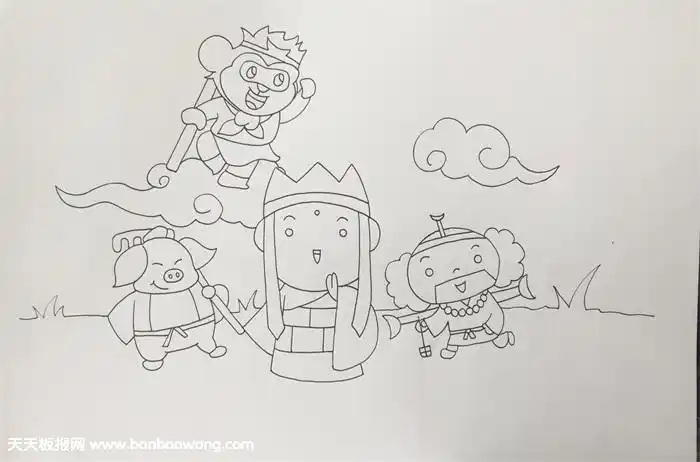 西游记的画怎么画