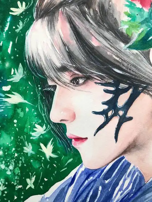 以阳光下等待招摇的墨青作为完结!