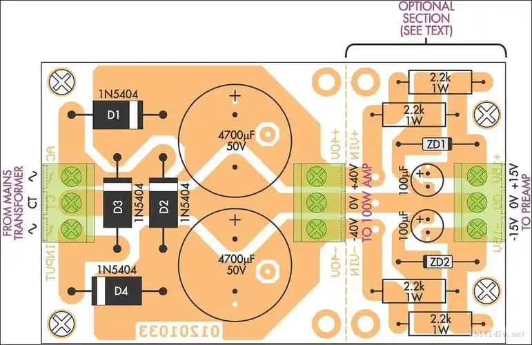 给大家发个图2n3055mj2955制作的50watts功放