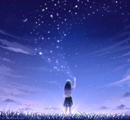 星空背景图:每个人都曾拥抱过青春,也许是幸福的,也许是痛苦的