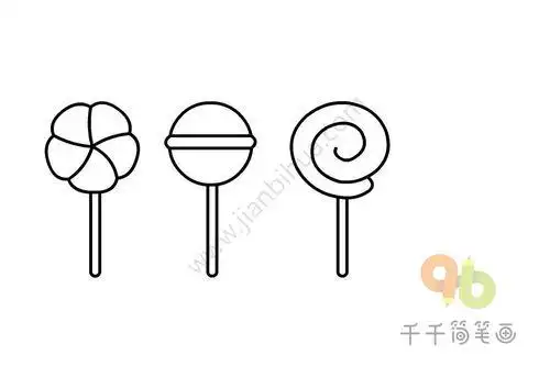 教你画棒棒糖简笔画 棒棒糖简笔画棒棒糖简笔画步骤棒棒糖简笔画图片