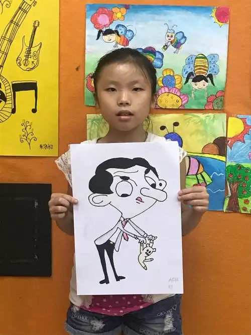 《憨豆先生》二得书画院-漫画课堂