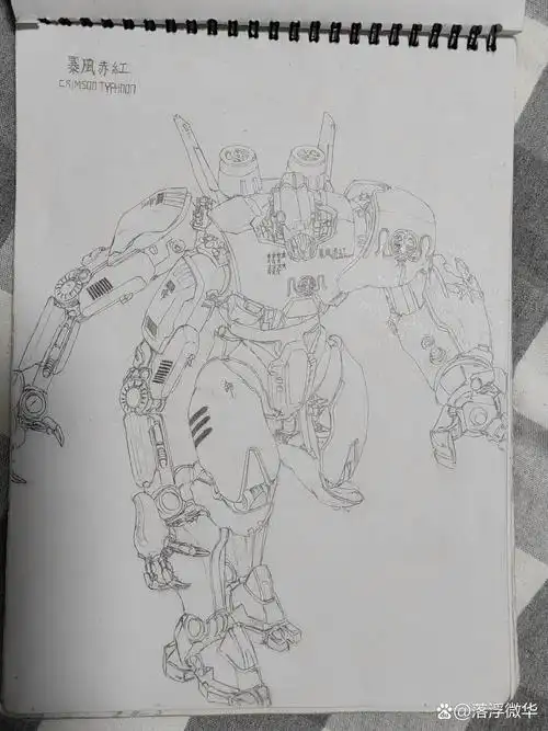 环太平洋-暴风赤红速写@落浮微华的动态