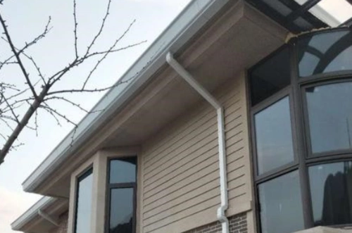 彩钢瓦房檐水槽咋安装