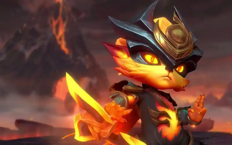 奈落之炎 凯南 皮肤视频 - lol英雄联盟手游 infernal kennen wild