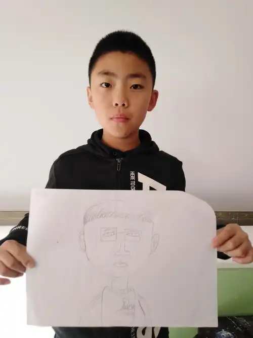 《画人像》作品展——五年二班