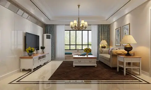 现代简约四居室200平米14万-普罗旺世七期装修案例-郑州房天下家居