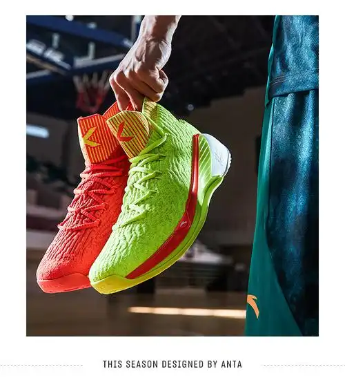 安踏汤普森kt4圣诞大战配色鸳鸯战靴2019春季新款