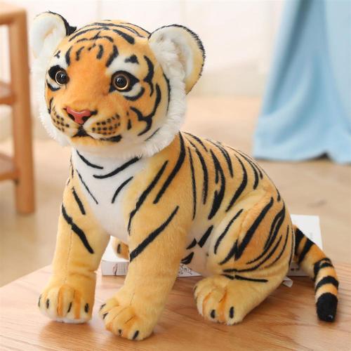 仿真小老虎公仔玩偶布娃娃虎年吉祥物毛绒玩具可爱生肖