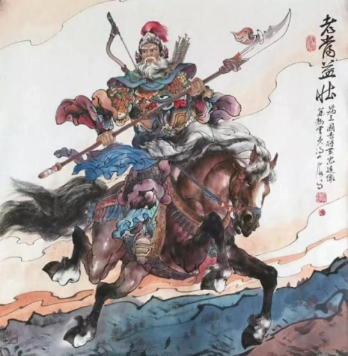 原创一刀劈死夏侯渊老当益壮的黄忠到底有多猛