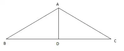 如图所示,等腰钝角三角形rl的底边长为8,面积为,底边上的高为.