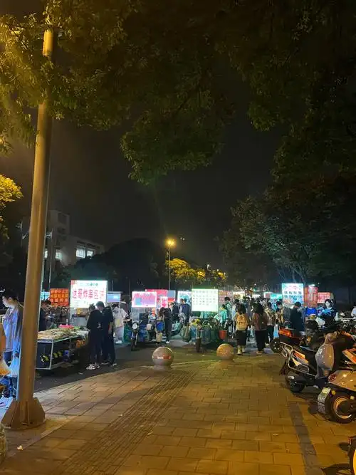 苏州文萃夜市  慕名而来,来苏州好几年就没见过这么多摊位的时间