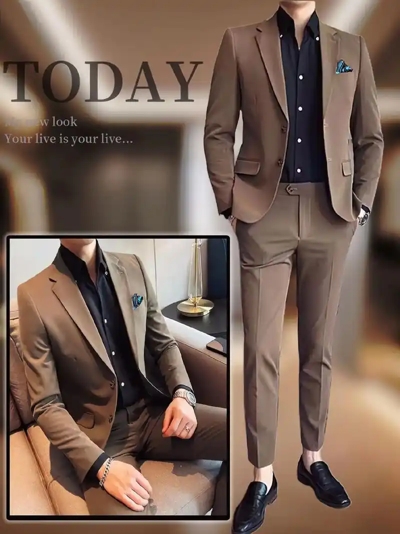 春夏休闲潮流西服套装