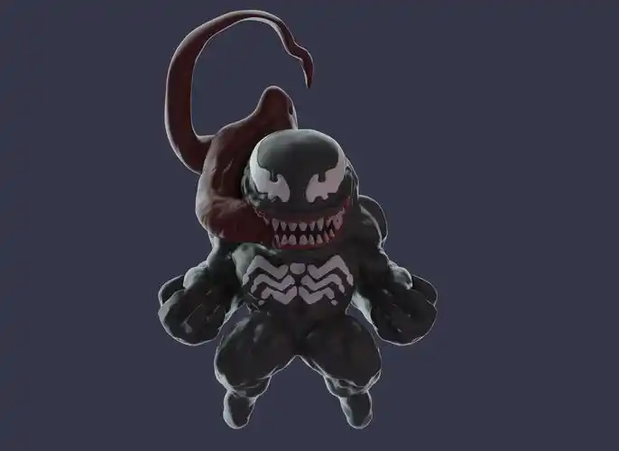 我又回来啦q版毒液