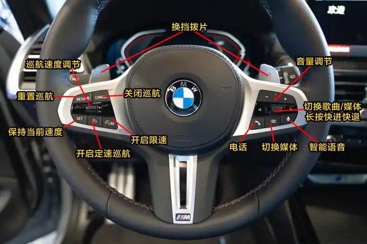 稀有宝马x3m40i车型按键解析