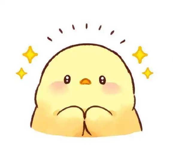一组胖胖的小黄鸡头像也太萌太可爱了吧twisanpoimo