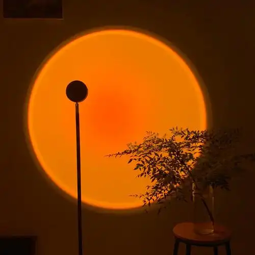 2成交4件设计感落地灯创意投影落日灯轻奢艺术客厅卧室夕阳日落光影