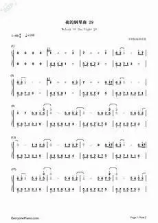 简单钢琴数字简谱大全《十,光年之外钢琴数字简谱